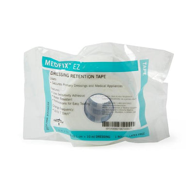 Tape Medfix EZ Fabric 2"x11yd Adhesive White 12/Box